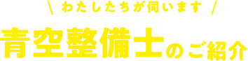 青空整備士のご紹介